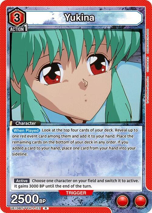 Yukina Card Front