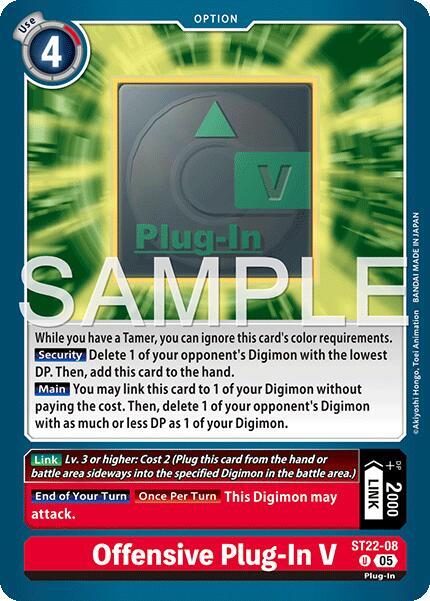 Offensive Plug-In V Card Front
