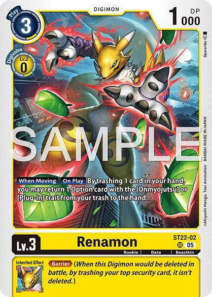 Renamon Card Front