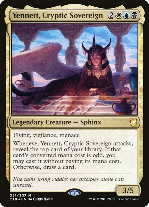 Yennett, Cryptic Sovereign Card Front