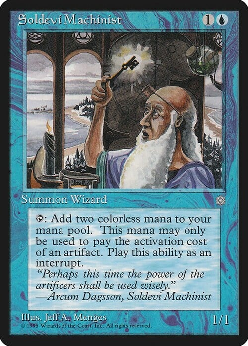 Soldevi Machinist Card Front
