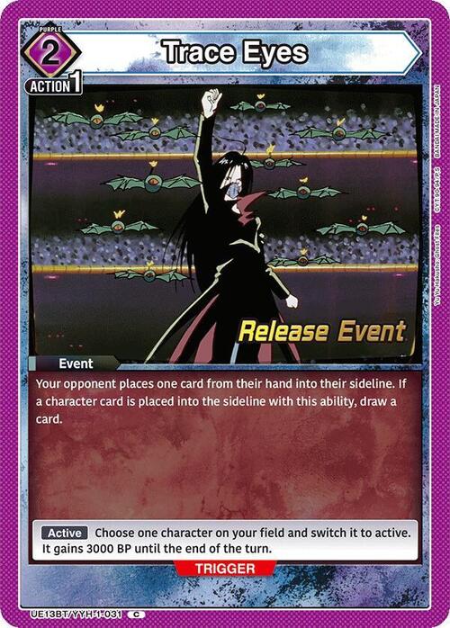 Trace Eyes Card Front