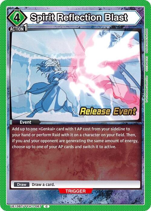 Spirit Reflection Blast Card Front