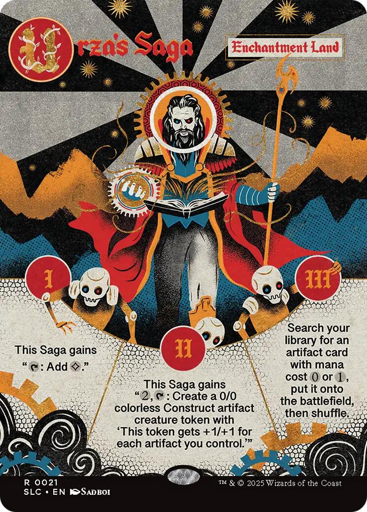 MTG ウルザの物語 Urza's Saga countdown kit SLD Urza's Saga Secret Lair Countdown Kit: An Encyclopedia of Magic