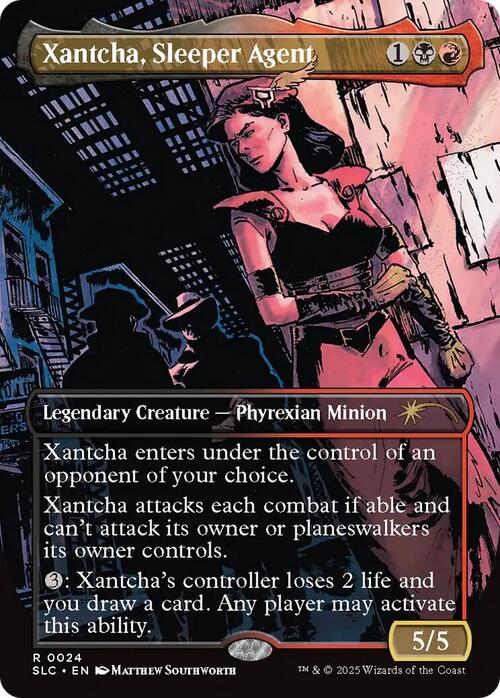 Xantcha, Sleeper Agent Card Front