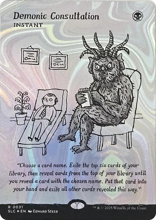 Demonic Consultation Card Front