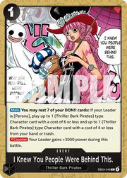 I Knew You People Were Behind This.