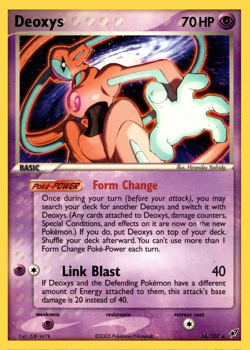 Deoxys Card Front