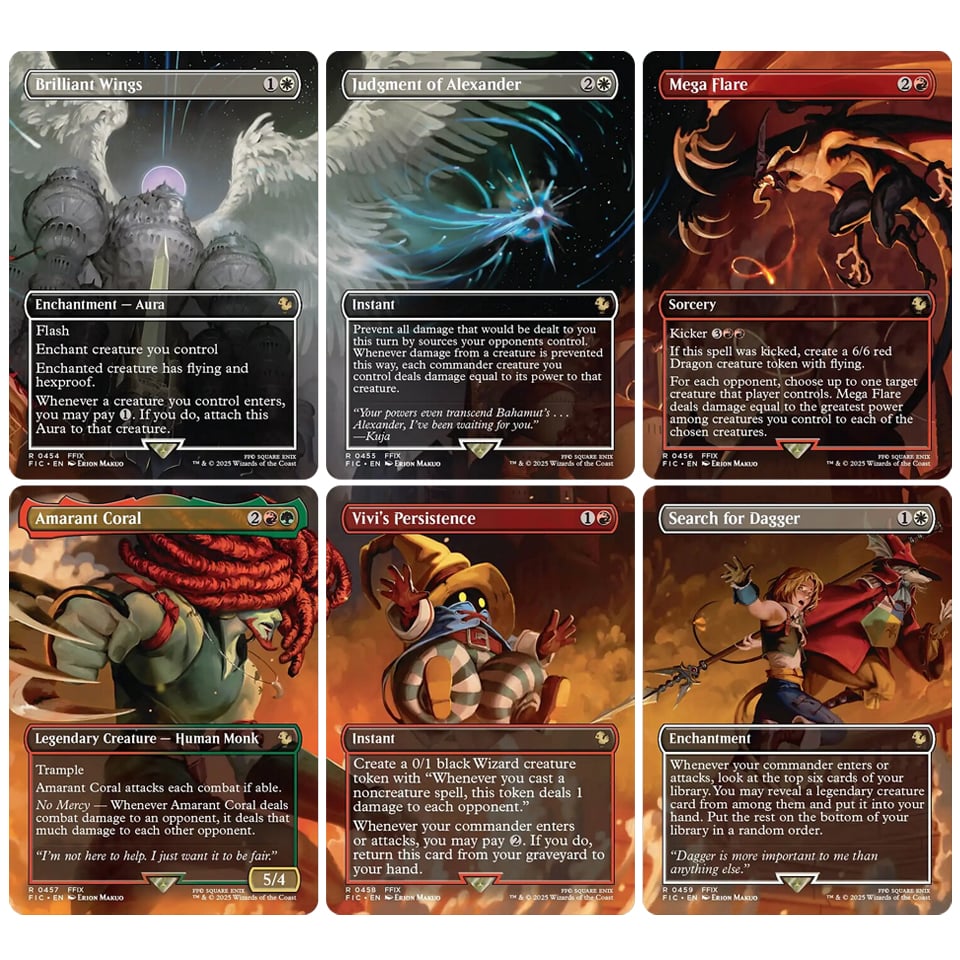 FINAL FANTASY Holiday Release | "The Siege of Alexandria" Cards Set