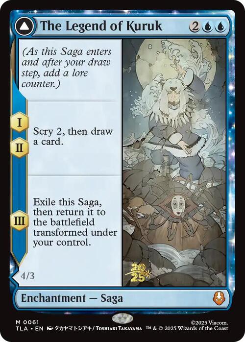 La Leggenda di Kuruk // Avatar Kuruk Card Front