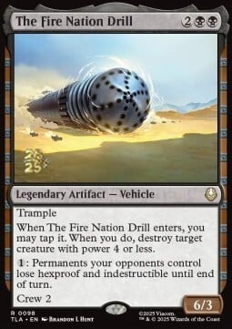 The Fire Nation Drill Card Front