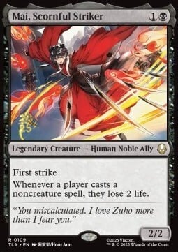 Mai, Scornful Striker Card Front