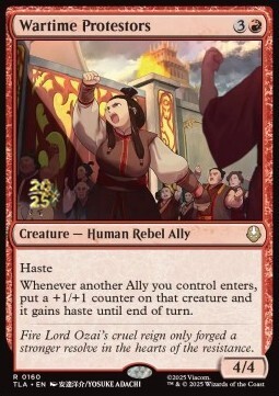 Wartime Protestors Card Front