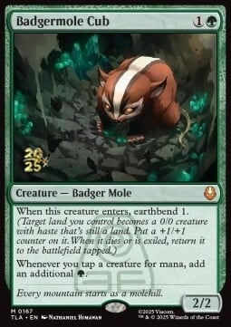 Badgermole Cub Card Front