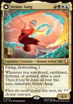 Avatar Aang // Aang, Master of Elements Card Front