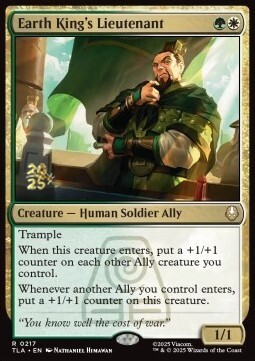 Earth King's Lieutenant Card Front