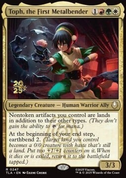 Toph, the First Metalbender Card Front