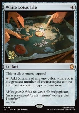 White Lotus Tile Card Front