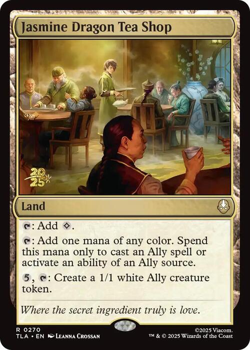 Sala da Tè Drago del Gelsomino Card Front