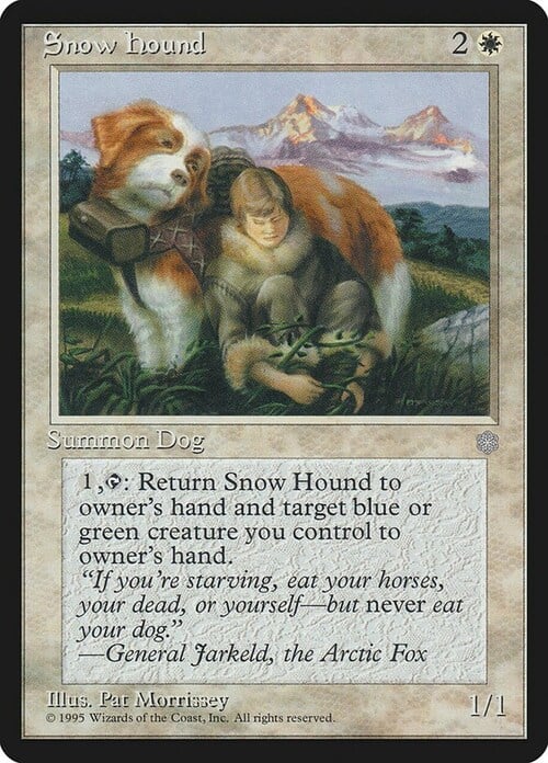 Snow Hound Card Front