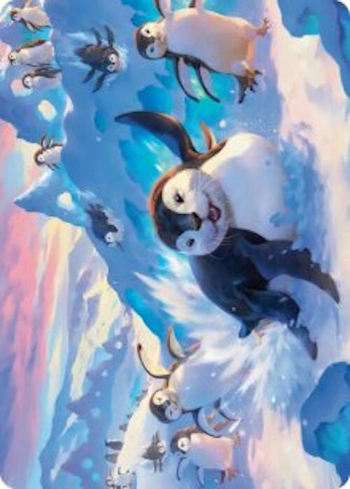 Art Series: Otter-Penguin Card Front