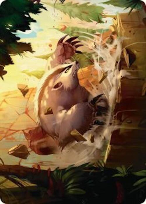 Art Series: Badgermole Card Front
