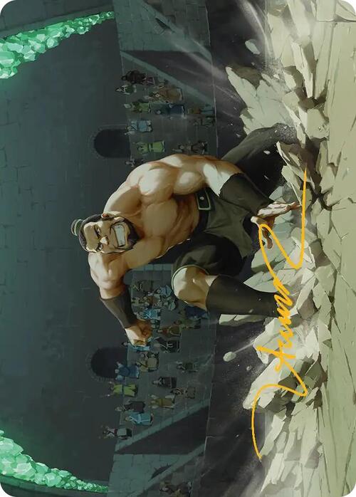 Art Series: The Boulder, Ready to Rumble Card Front