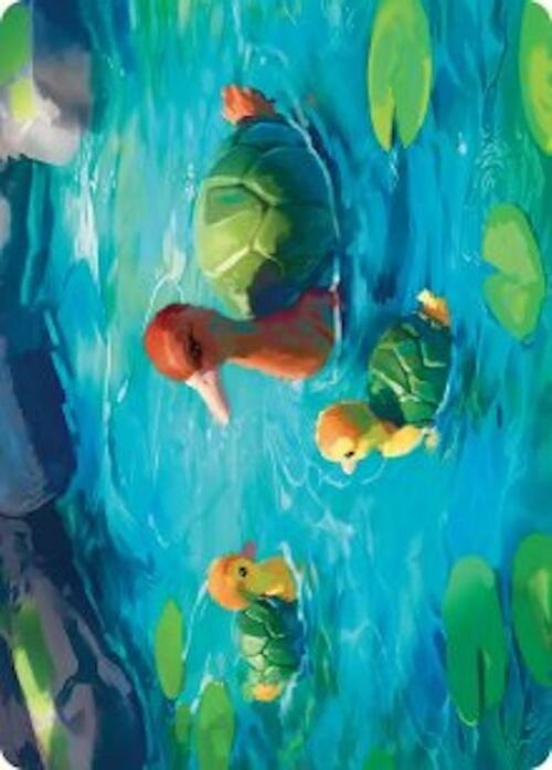 Art Series: Turtle-Duck Card Front