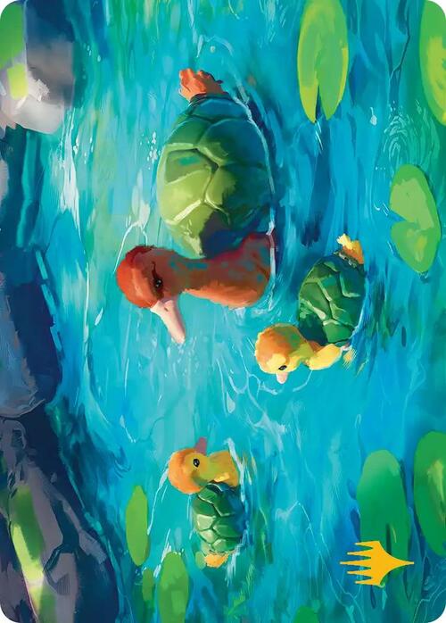 Art Series: Turtle-Duck Card Front