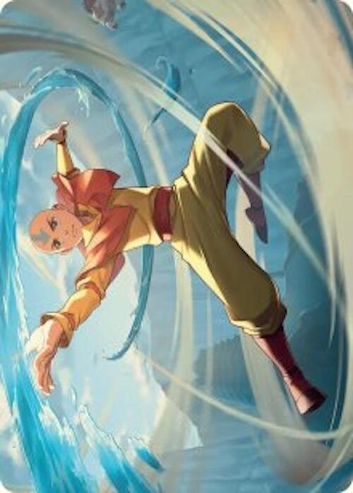 Art Series: Aang, Swift Savior Card Front