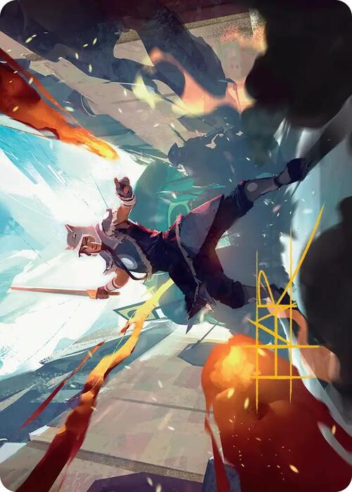 Art Series: Sokka, Tenacious Tactician Card Front