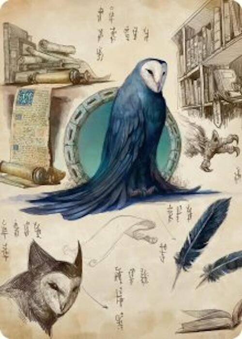 Art Series: Wan Shi Tong, Librarian Card Front