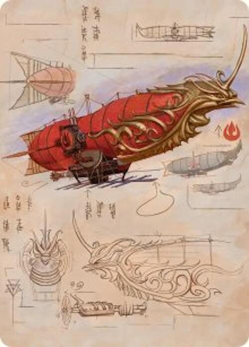Art Series: Phoenix Fleet Airship Card Front