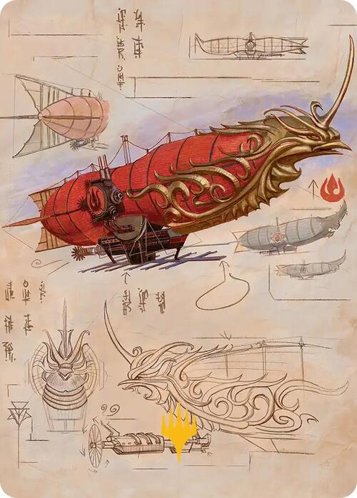 Art Series: Phoenix Fleet Airship Card Front