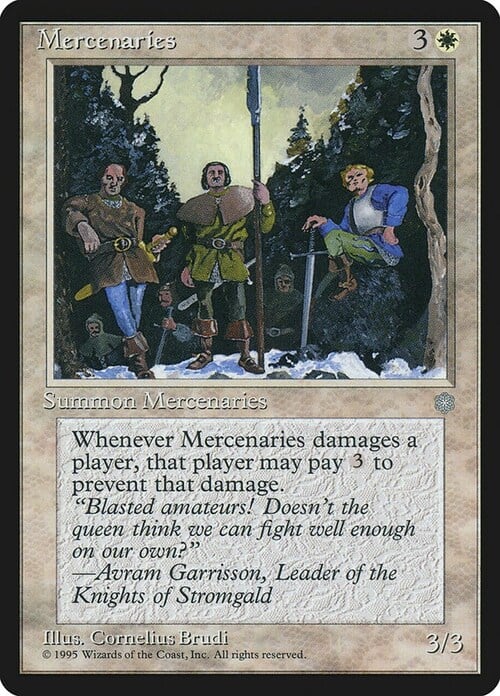 Mercenari Card Front
