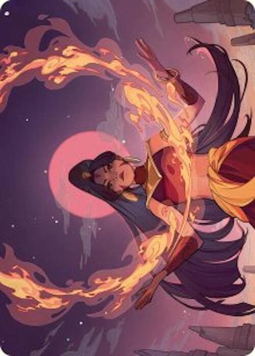 Art Series: Firebending Student Card Front