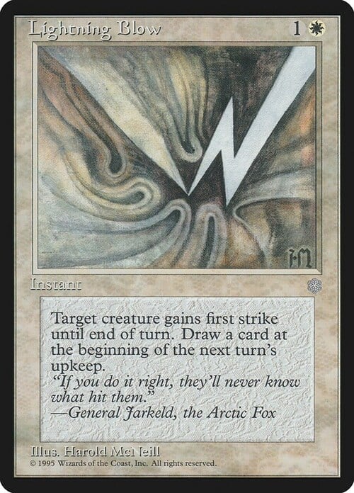 Lightning Blow Card Front