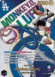 Monkey.D.Luffy · Dodgers x ONE PIECE EB02-010