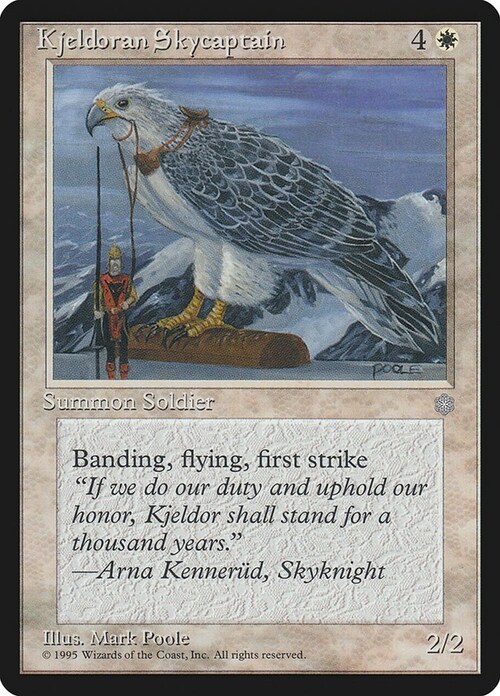 Kjeldoran Skycaptain Card Front