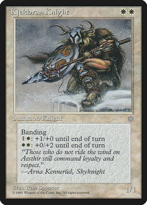 Kjeldoran Knight Card Front