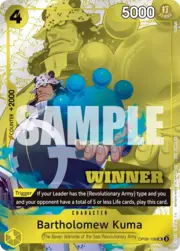Bartholomew Kuma · Winner Pack 2025 Vol. 4 OP09-108w