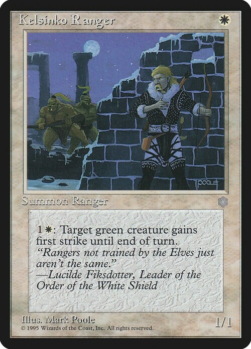 Kelsinko Ranger Card Front