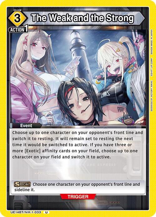 The Weak and the Strong Card Front