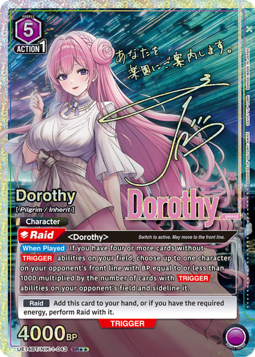 Dorothy Card Front