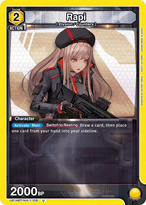 Nikke Cards Rapi Sign Rapi Goddess of Victory: Nikke | Union Arena | CardTrader