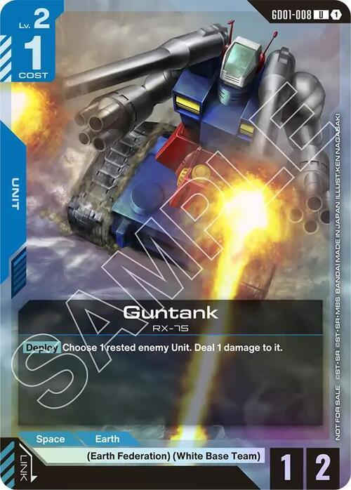 Guntank Card Front
