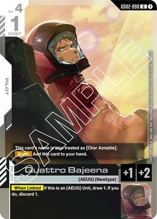 Quattro Bajeena Card Front