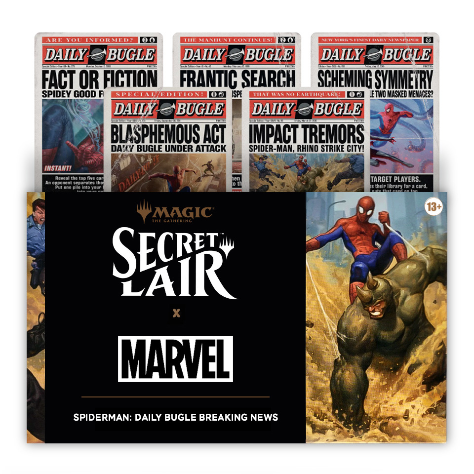 Secret Lair Drop Series: Secret Lair x Marvel's Spider-Man Superdrop: Daily Bugle Breaking News
