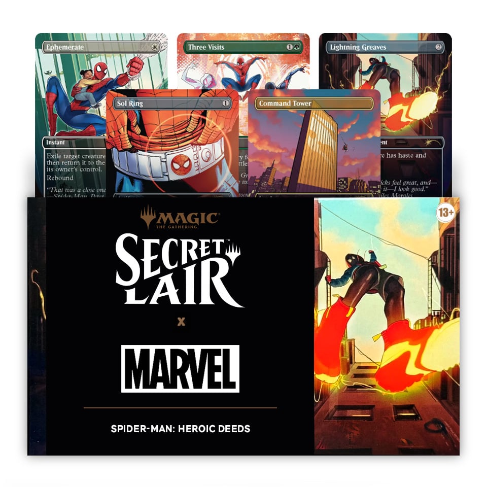 Secret Lair Drop Series: Secret Lair x Marvel's Spider-Man Superdrop: Heroic Deeds