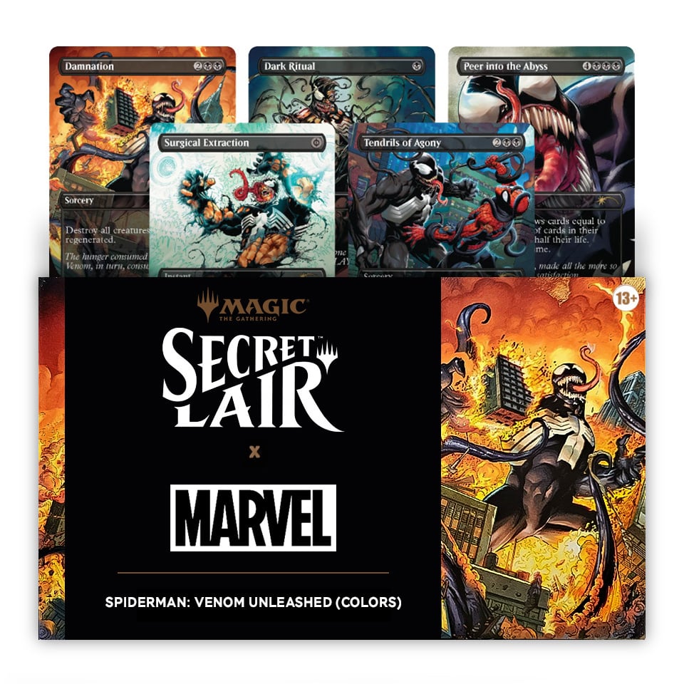 Secret Lair Drop Series: Secret Lair x Marvel's Spider-Man Superdrop: Venom Unleashed